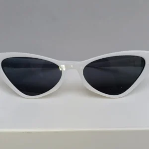 White Retro Cat Eye